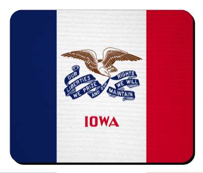 usa state flag iowa stickers, magnet