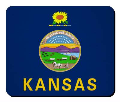 usa state flag kansas stickers, magnet
