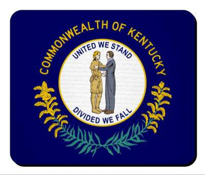 usa state flag kentucky stickers, magnet