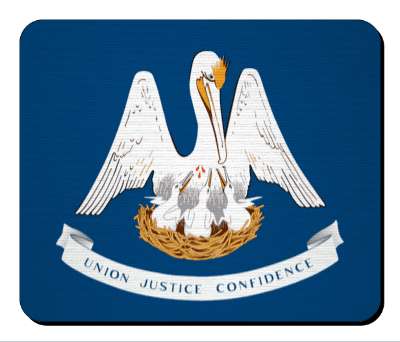 usa state flag louisiana stickers, magnet