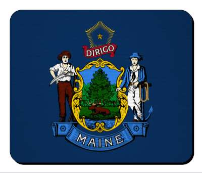 usa state flag maine stickers, magnet
