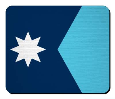 usa state flag minnesota new version stickers, magnet