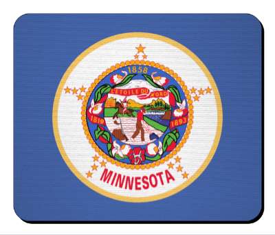 usa state flag minnesota stickers, magnet