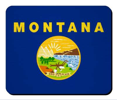 usa state flag montana stickers, magnet