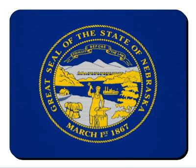 usa state flag nebraska stickers, magnet