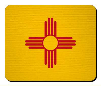usa state flag new mexico stickers, magnet