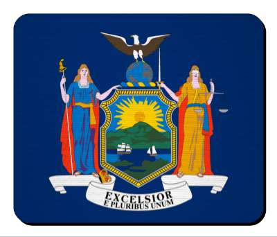 usa state flag new york stickers, magnet