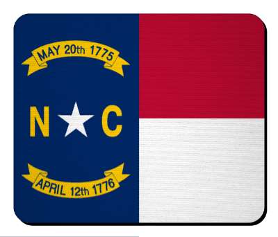usa state flag north carolina stickers, magnet