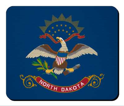 usa state flag north dakota stickers, magnet