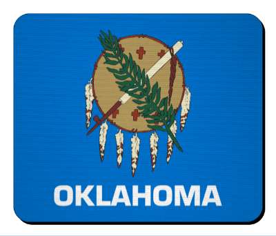 usa state flag oklahoma stickers, magnet