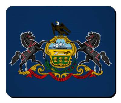 usa state flag pennsylvania stickers, magnet