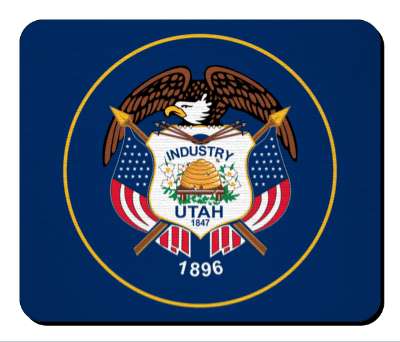 usa state flag utah stickers, magnet