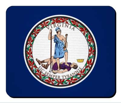 usa state flag virginia stickers, magnet