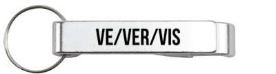 ve ver vis pronouns label stickers, magnet