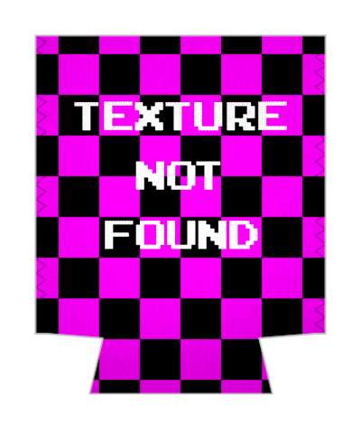 videogame glitch texture not found videogame joke stickers, magnet