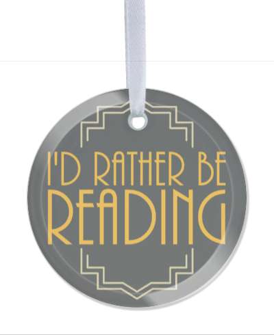 vintage id rather be reading classy stickers, magnet