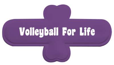 volleyball for life always stickers, magnet