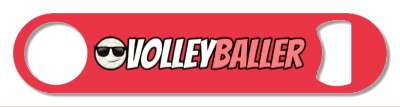 volleyballer word play volleyball smiley shades stickers, magnet