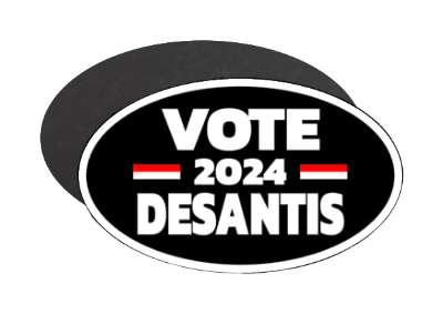 vote 2024 desantis black gop republican stickers, magnet