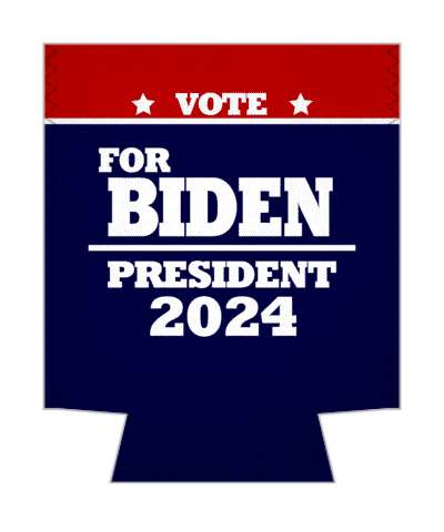 vote for biden president 2024 blue white red classic usa stickers, magnet