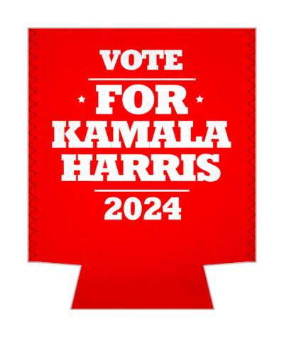 vote for kamala harris 2024 red white stickers, magnet