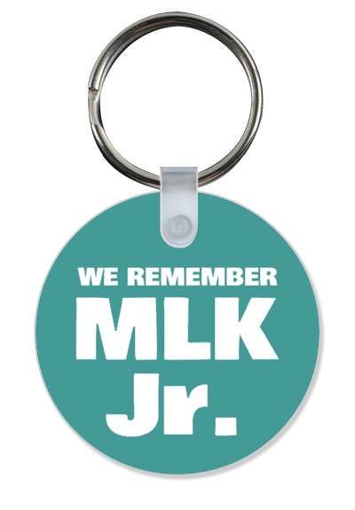 we remember mlk jr martin luther king jr memorial teal stickers, magnet
