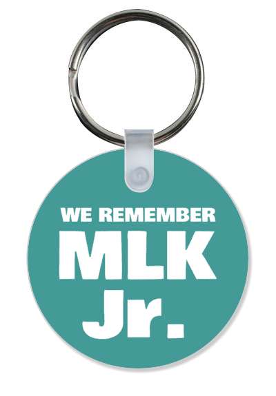 we remember mlk jr martin luther king jr memorial teal stickers, magnet
