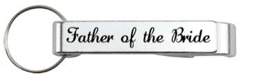 wedding father of the bride party stickers, magnet