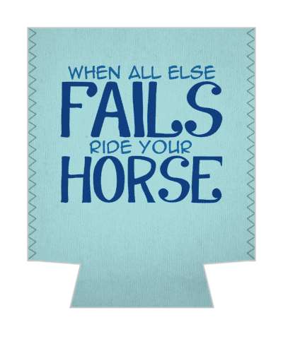 when all else fails ride your horse horseriding stickers, magnet