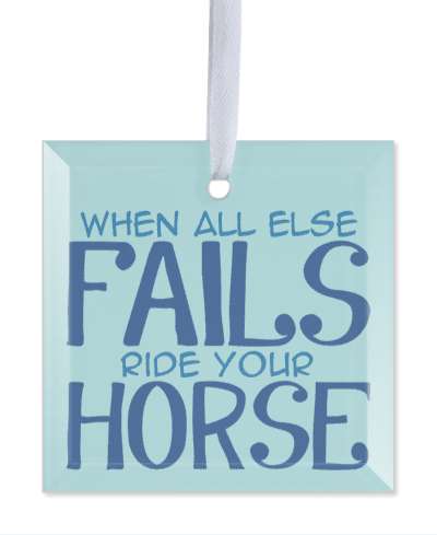 when all else fails ride your horse saying stickers, magnet