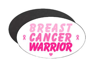 white breast cancer warrior pink breast cancer awareness ribbons stickers, magnet