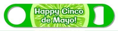 white green happy cinco de mayo lime stickers, magnet