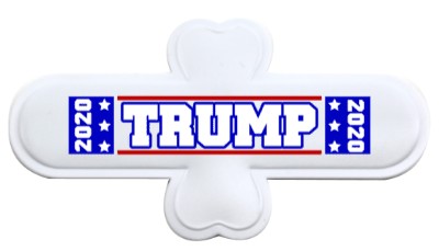 white trump 2020 stickers, magnet