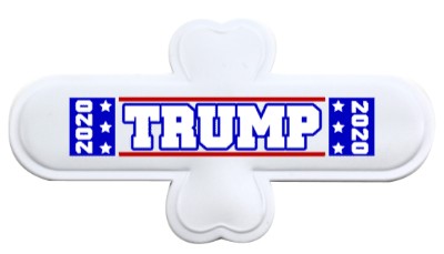 white trump 2020 stickers, magnet