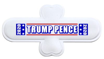 white trump pence 2020 stickers, magnet