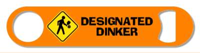 wordplay funny designated dinker pickleball player stickers, magnet