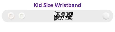 wordplay im a cat purrson stickers, magnet