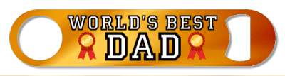 worlds best dad red ribbons medals father stickers, magnet
