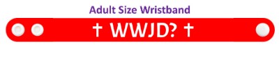 wwjd what would jesus do red wristband
