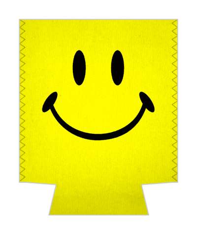 yellow smiley smile emoji classic awesome fun stickers, magnet