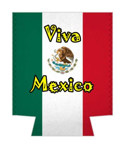 yellow viva mexico mexican flag long live mexico stickers, magnet