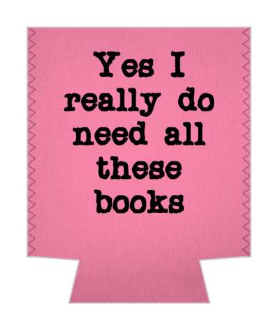 yes i really do need all these books pink stickers, magnet
