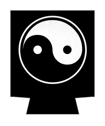 yin yang symbol balance philosophy cosmology zen stickers, magnet