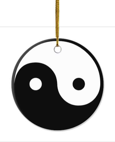 yin yang zen symbol stickers, magnet