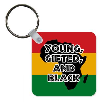 young gifted and black africa silhouette stickers, magnet