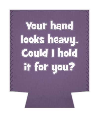 your hand looks heavy could i hold it for you pickup line stickers, magnet