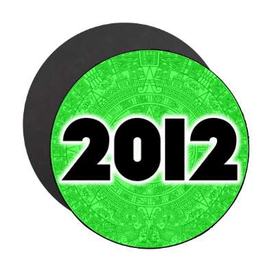 2012 green aztec magnet