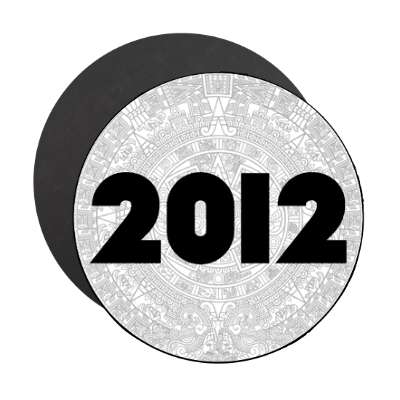 2012 grey aztec magnet