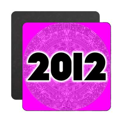 2012 magenta aztec magnet