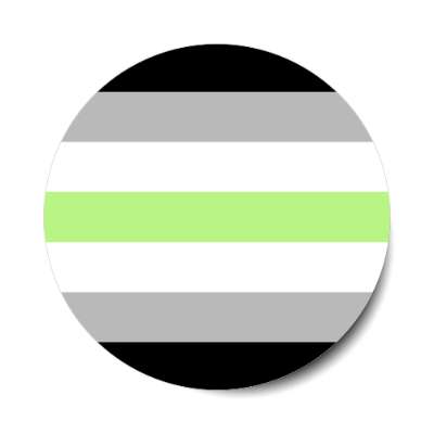 agender pride flag sticker